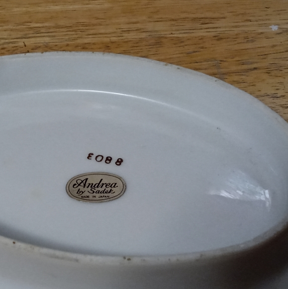 Vintage Asian Imari Oval Dish Andrea by Sadek&Oval Casserole Both Made Japan.🍜 - Picture 11 of 15